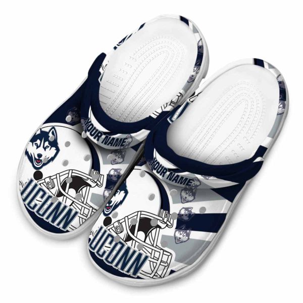 customized uconn huskies football helmet clog latest model