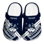 customized uconn huskies football motif clog best selling