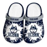 customized uconn huskies splash art clog best selling