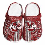 customized umass minutemen contrasting stripes clog best selling
