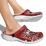 customized umass minutemen contrasting stripes clog best selling