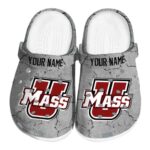 customized umass minutemen cracked texture clog best selling