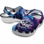 customized umass minutemen galaxy swirl clog best selling
