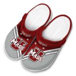 customized umass minutemen striped accents clog best selling