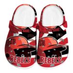 customized unlv rebels baseball helmet clog best selling