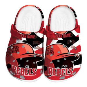 customized unlv rebels baseball helmet clog best selling