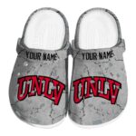 customized unlv rebels cracked texture clog best selling