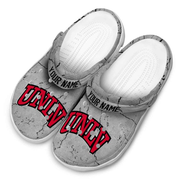 customized unlv rebels cracked texture clog latest model