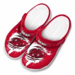 customized unlv rebels splash motif background clog best selling