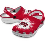 customized unlv rebels splatter background clog best selling