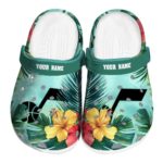 customized utah jazz tropical vibes clog best selling