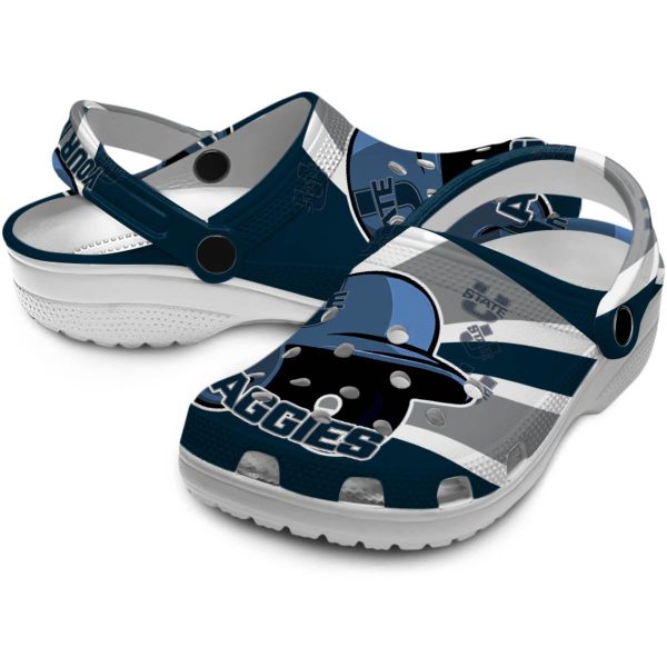 customized utah state aggies baseball helmet clog high quality