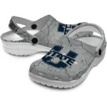customized utah state aggies cracked texture clog best selling