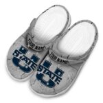 customized utah state aggies cracked texture clog best selling