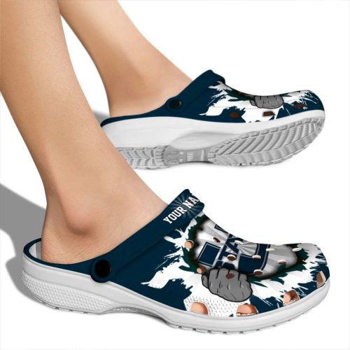customized utah state aggies gripping hand clog fashion forward