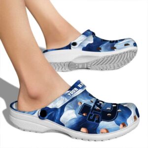 customized utah state aggies ocean waves clog fashion forward