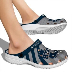 customized utah state aggies star spangled graphic clog fashion forward