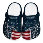 customized utah state aggies star spangled side pattern clog best selling