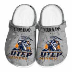 customized utep miners cracked texture clog best selling