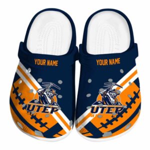 customized utep miners football motif clog best selling