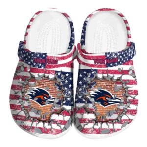 customized utsa roadrunners freedom splinter clog best selling