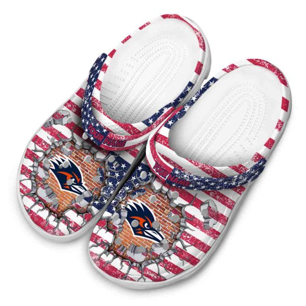 customized utsa roadrunners freedom splinter clog latest model