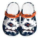customized utsa roadrunners splatter pattern clog best selling