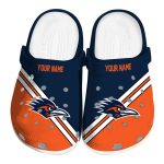 customized utsa roadrunners striped accents clog best selling