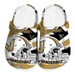 customized vanderbilt commodores football helmet clog best selling