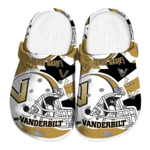 customized vanderbilt commodores football helmet clog best selling