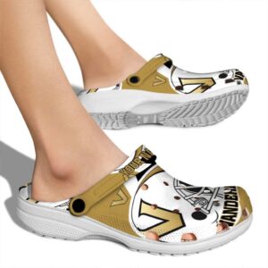 customized vanderbilt commodores football helmet clog fashion forward