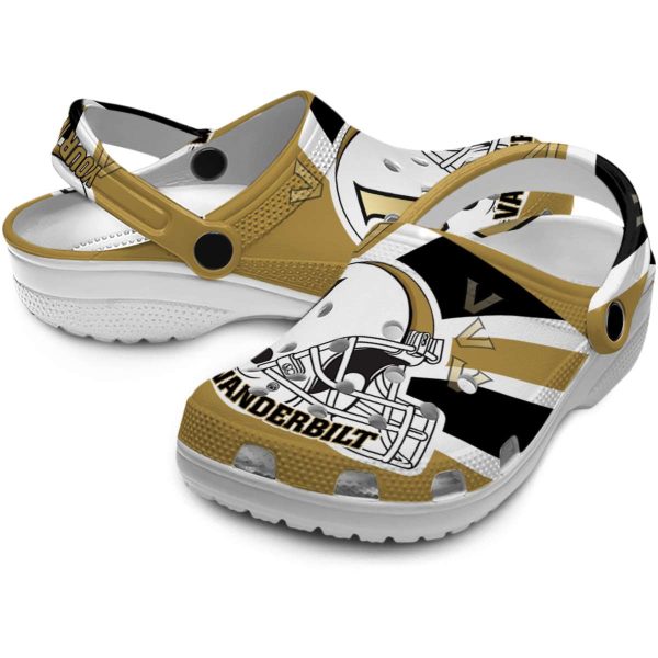 customized vanderbilt commodores football helmet clog high quality