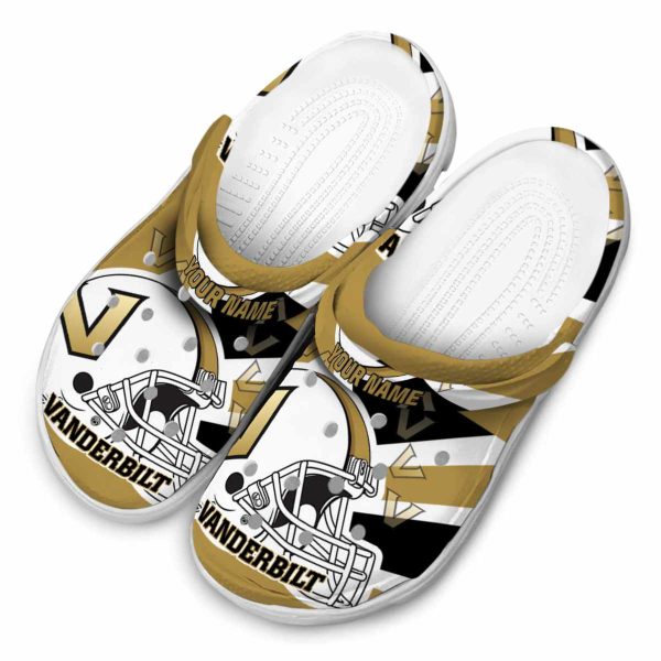 customized vanderbilt commodores football helmet clog latest model