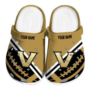 customized vanderbilt commodores football motif clog best selling