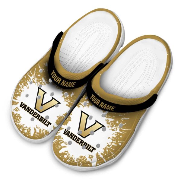 customized vanderbilt commodores splash art clog latest model