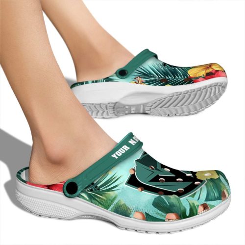customized vegas golden knights tropical vibes clog fashion forward