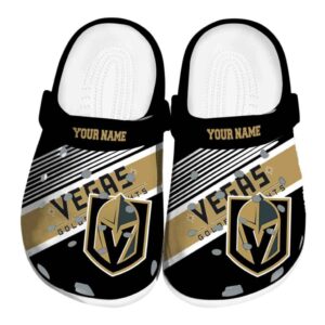 customized vegas golden knights vibrant dual tone clog best selling