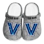 customized villanova wildcats cracked texture clog best selling