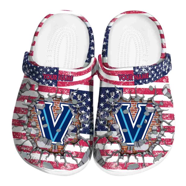 customized villanova wildcats freedom splinter clog best selling