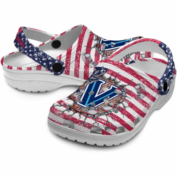 customized villanova wildcats freedom splinter clog high quality