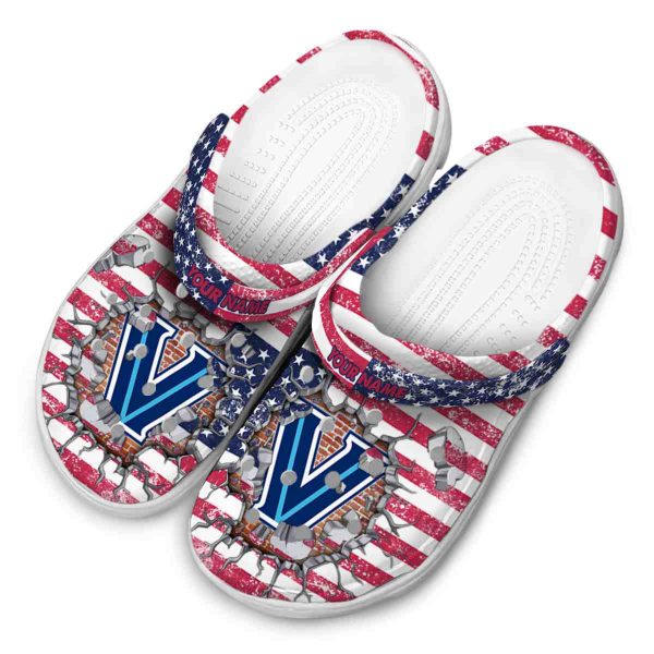 customized villanova wildcats freedom splinter clog latest model