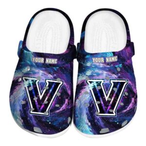 customized villanova wildcats galaxy swirl clog best selling