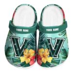 customized villanova wildcats tropical vibes clog best selling