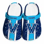 customized villanova wildcats vertical stripes clog best selling