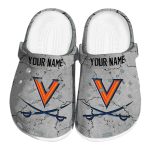 customized virginia cavaliers cracked texture clog best selling