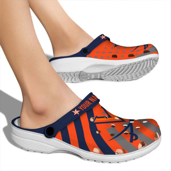 customized virginia cavaliers star spangled graphic clog fashion forward