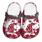 Customized Washington State Cougars Splatter Pattern Clog 1 customized washington state cougars splatter pattern clog best selling