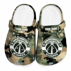 customized washington wizards camouflage craze clog best selling