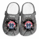 customized washington wizards cracked ground texture clog best selling