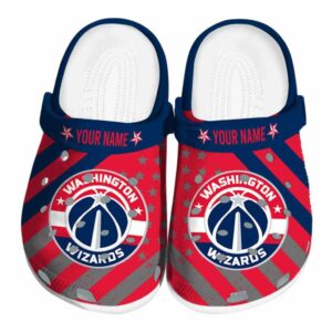 customized washington wizards star spangled graphic clog best selling